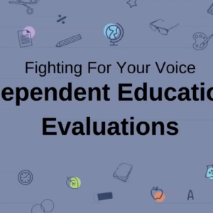 Individual Education Evaluations Course